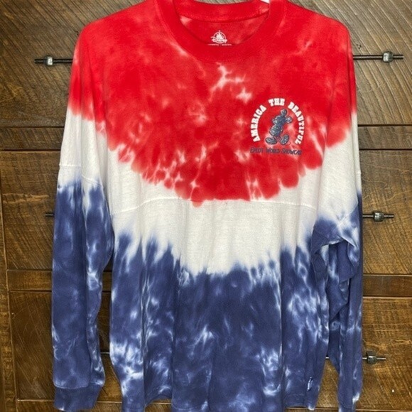 Walt Disney World USA Epcot Spirit Jersey Size Medium *RARE* 4th of July Themed - Picture 3 of 12